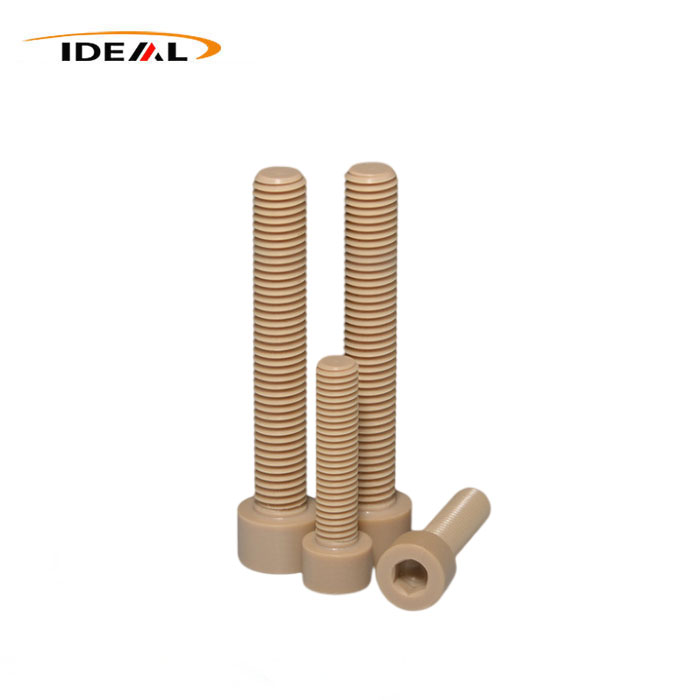 Hexagonal head Plastic bolt and nut