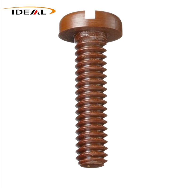 Vespel Cheese head slotted screws